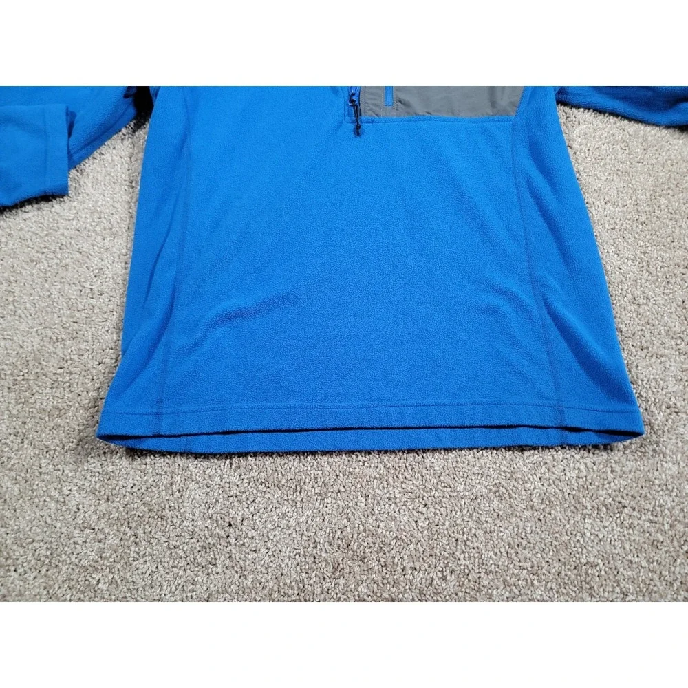 The North Face Tech Jacket 1/4 Zip Pullover Long Sleeve Medium Blue Gorpcore Men